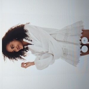 Bardot Antonia Long Sleeve Lace Mini Dress NWT